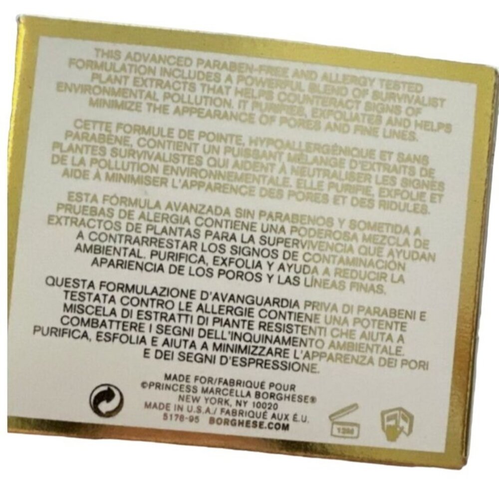 Borghese Advanced Fango Active Purifying Mud for Face and Body 2.7oz 76g - Picture 3 of 4